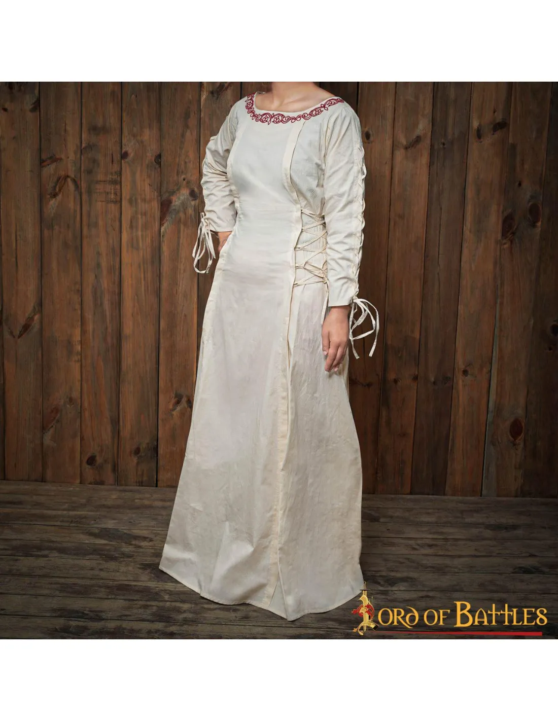 Robe princesse aventureuse médiévale en coton ⚔️ Boutique Épées