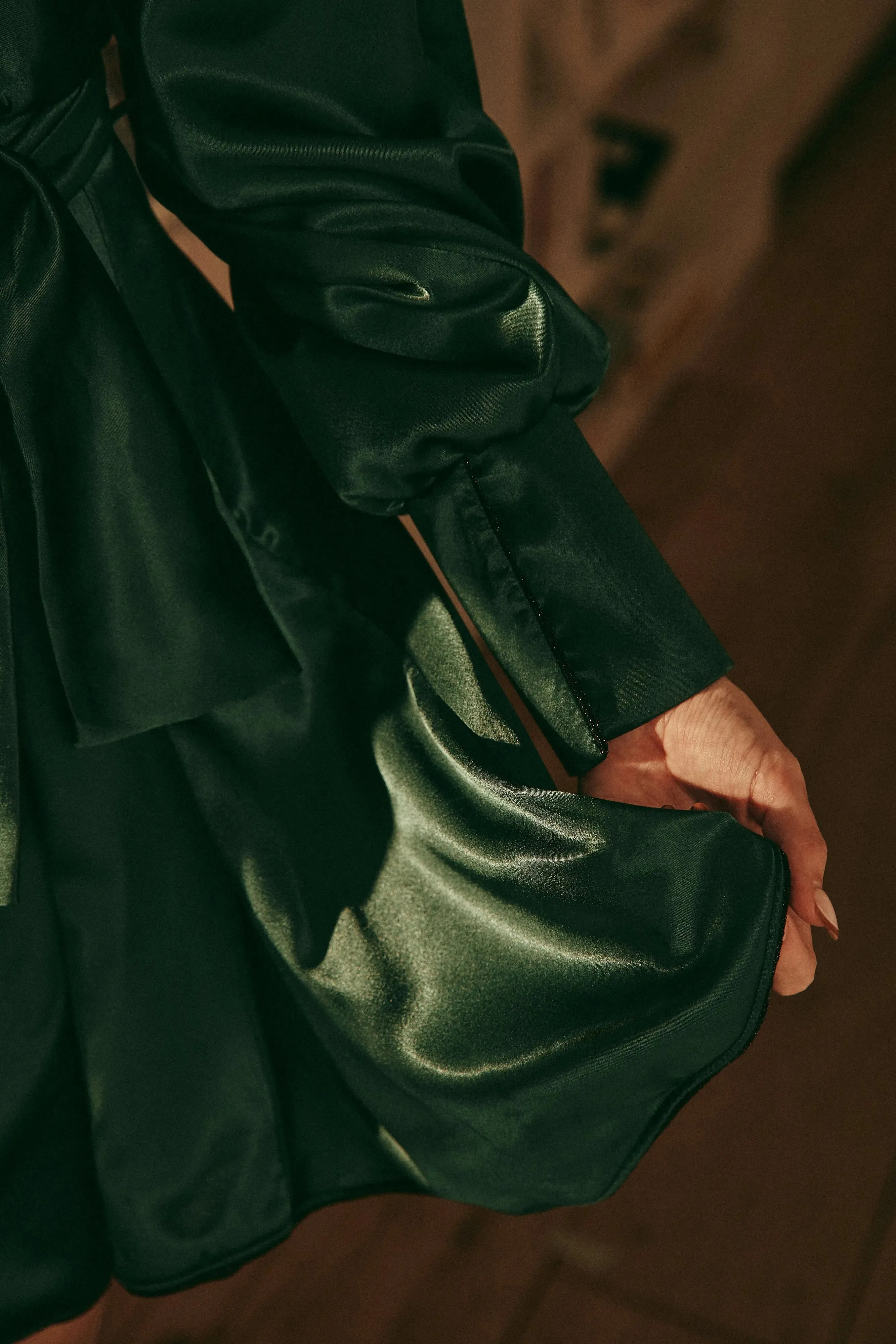 Robe Sully - Satin Vert