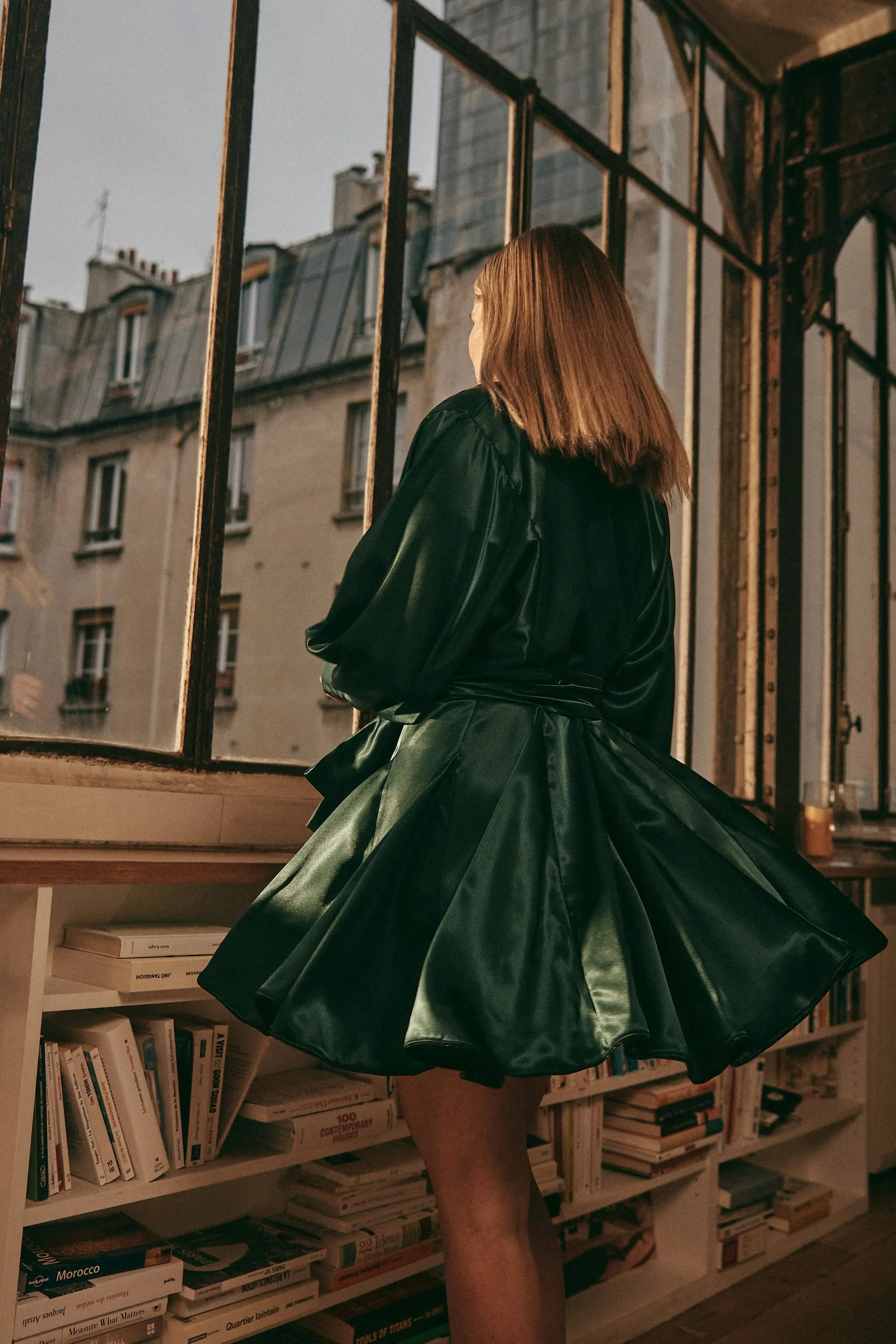 Robe Sully - Satin Vert