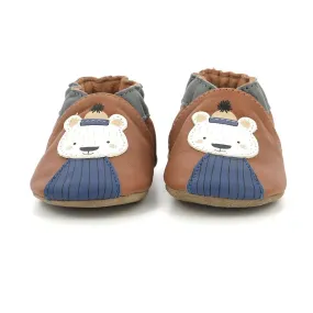 Robeez Chaussons Bear Style Marron Moka