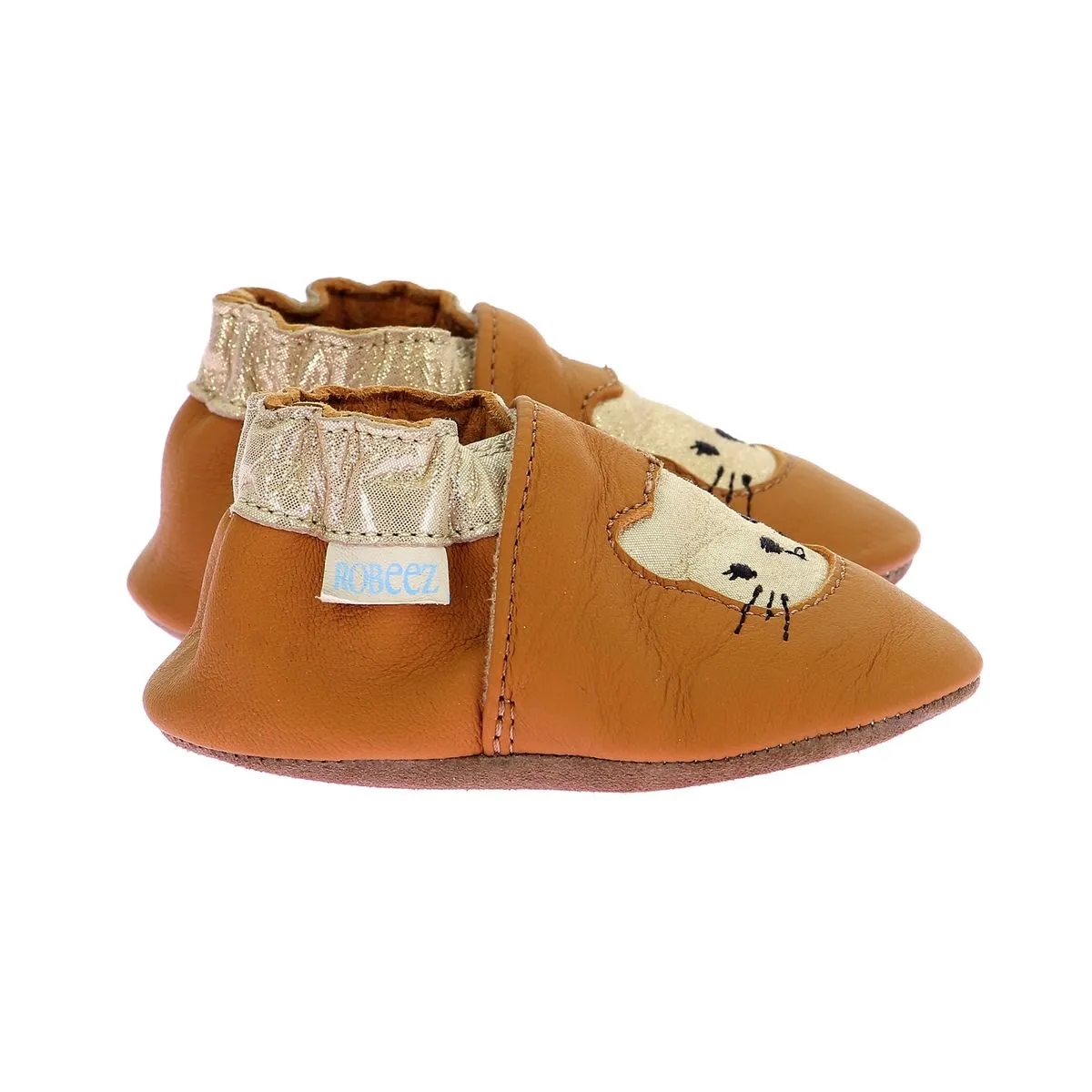 Robeez Chaussons Crêpe Wild Kitten Camel