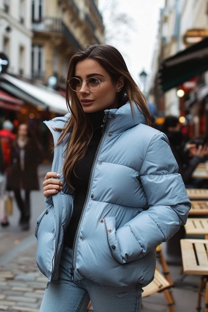 Romina - Doudoune Courte Parisienne Puffer