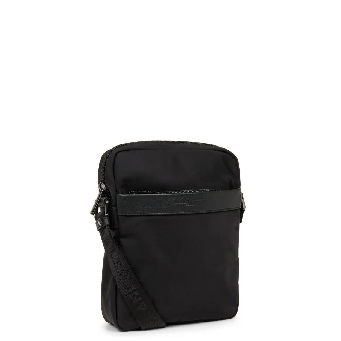 SACOCHE BANDOULIERE BASIC & SPORT - Nylon Noir Lancaster - Pochette & Sacoche Homme sur MenCorner