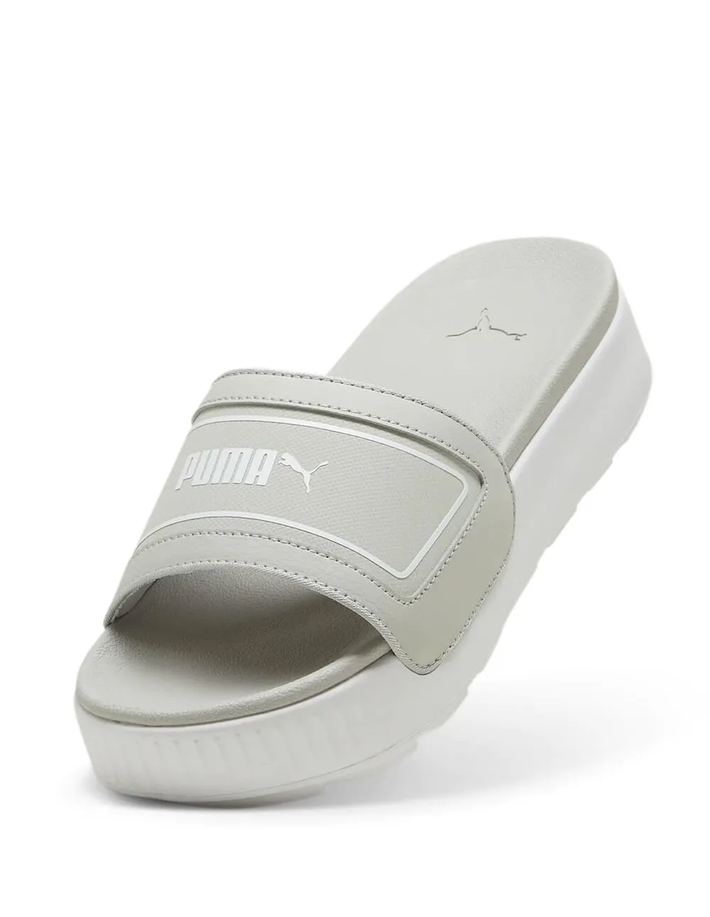 Sandalias Puma Karmen Blancas y Grises Mujer