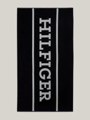 Serviette Hilfiger Monotype | Bleu | Tommy Hilfiger