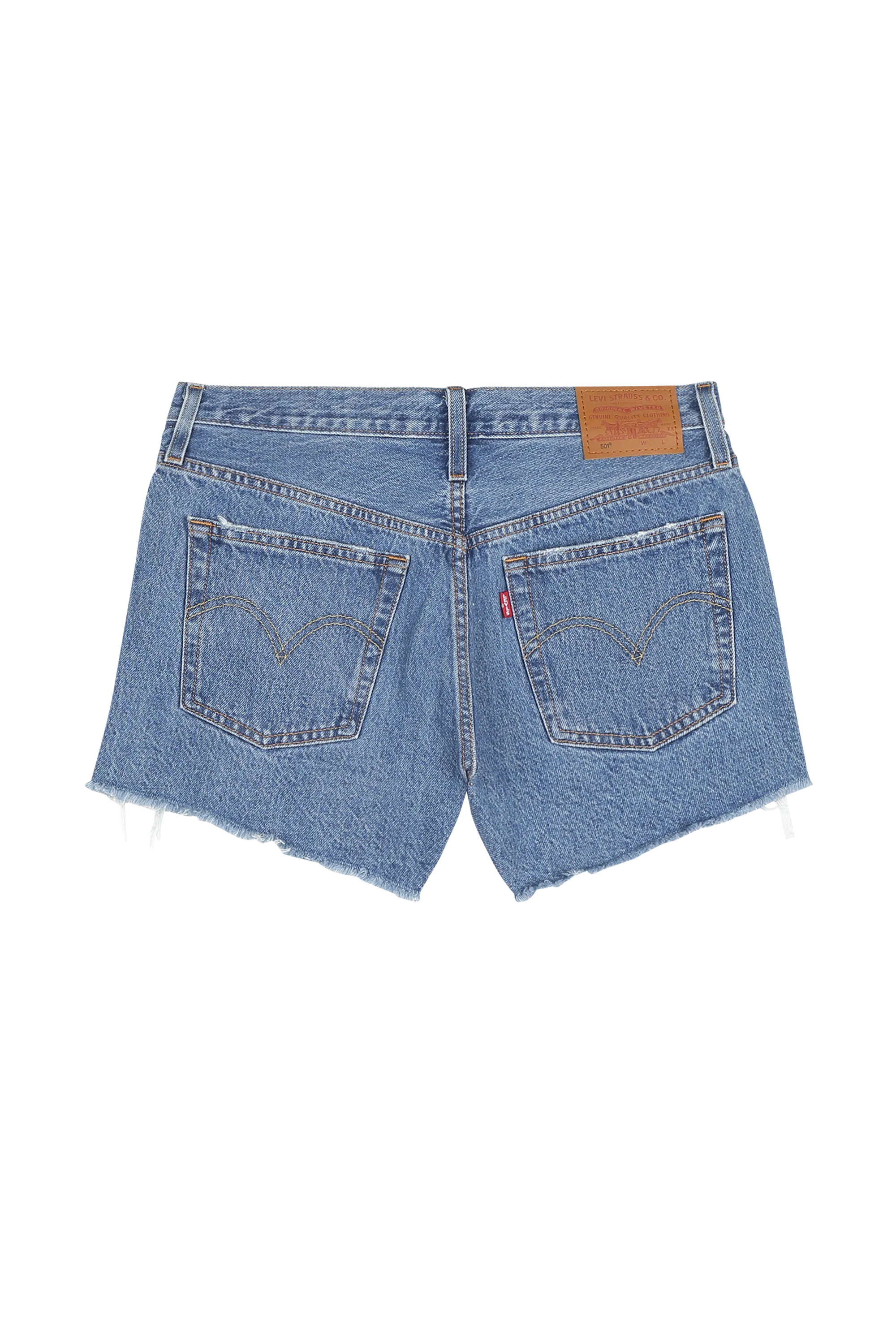 Short Court En Denim Délavé Bleu Levi's - Femme | Citadium