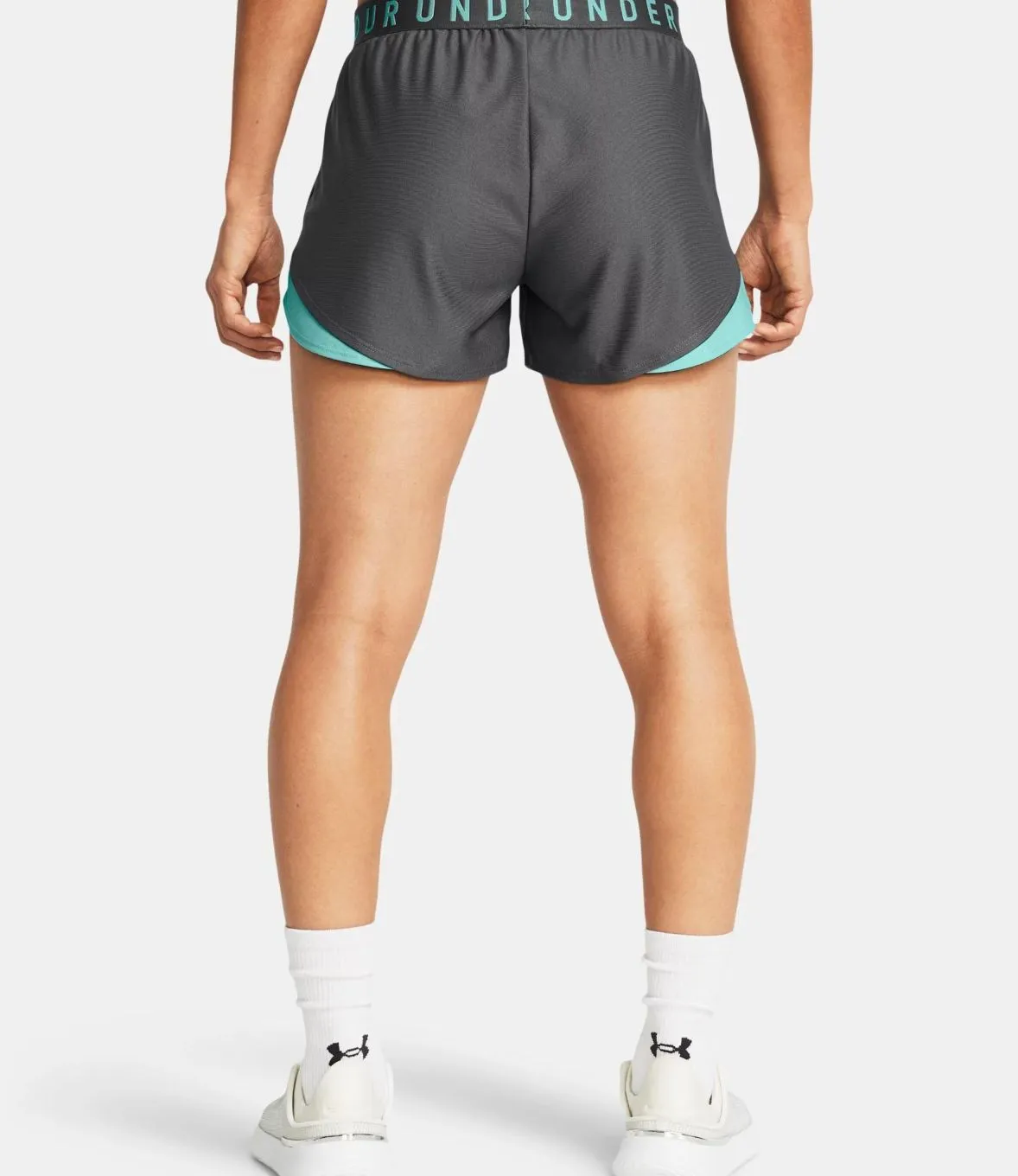 Short UA Play Up 3.0 pour femme - Gris Pierre - Under Armour