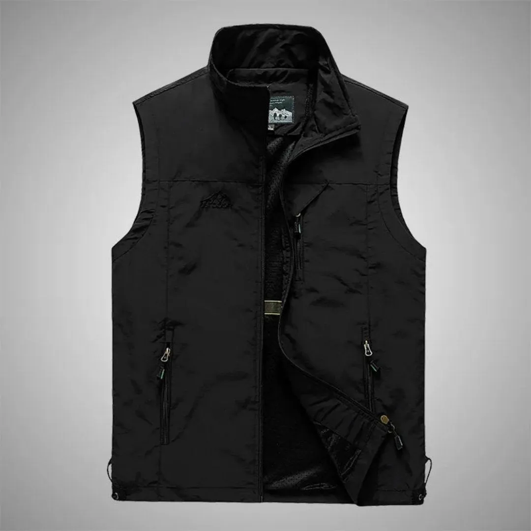 Sigfried | Homme Gilet Fermeture  Glissière Sans Manches | Extérieur