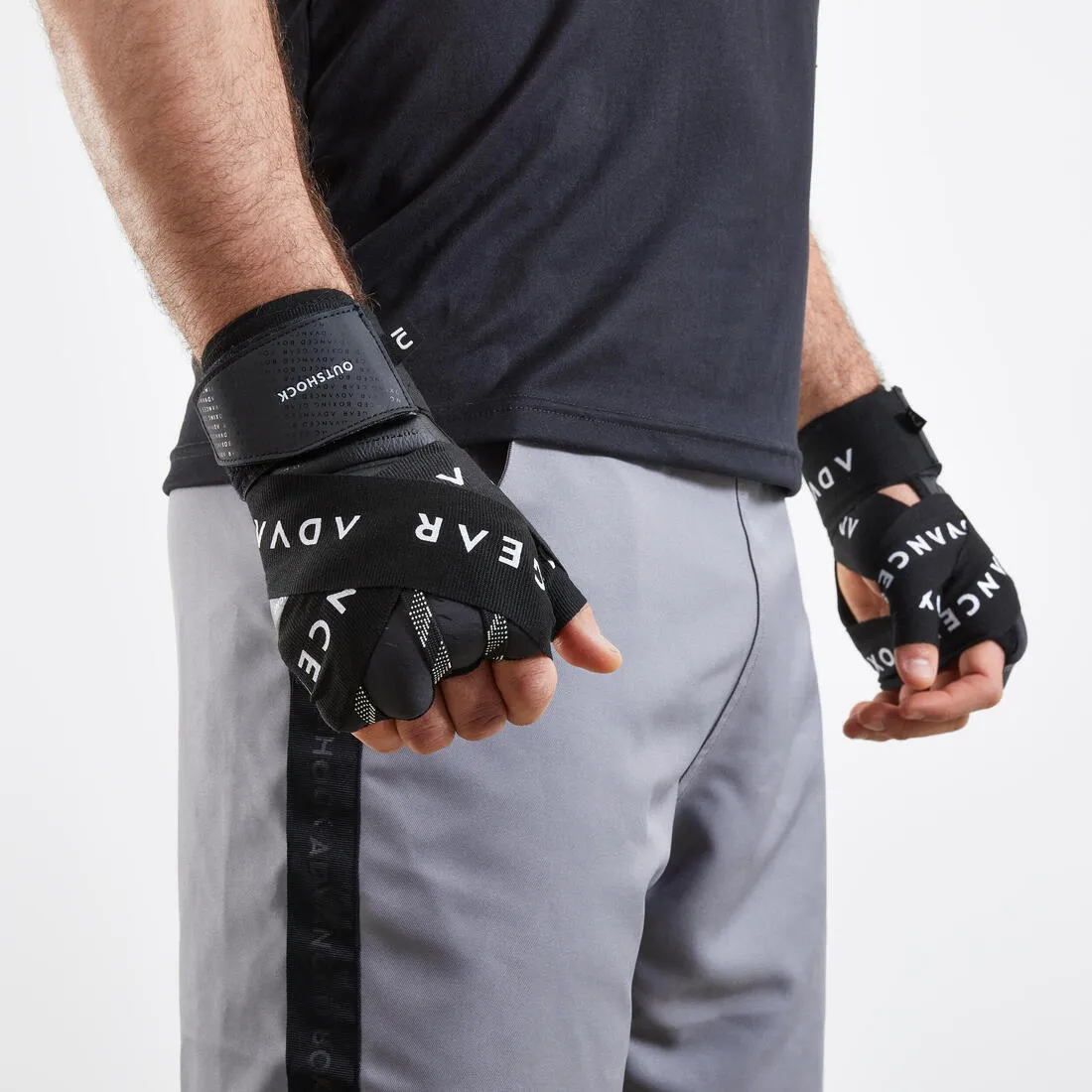 SOUS-GANTS DE BOXE 500 ERGO NOIRS