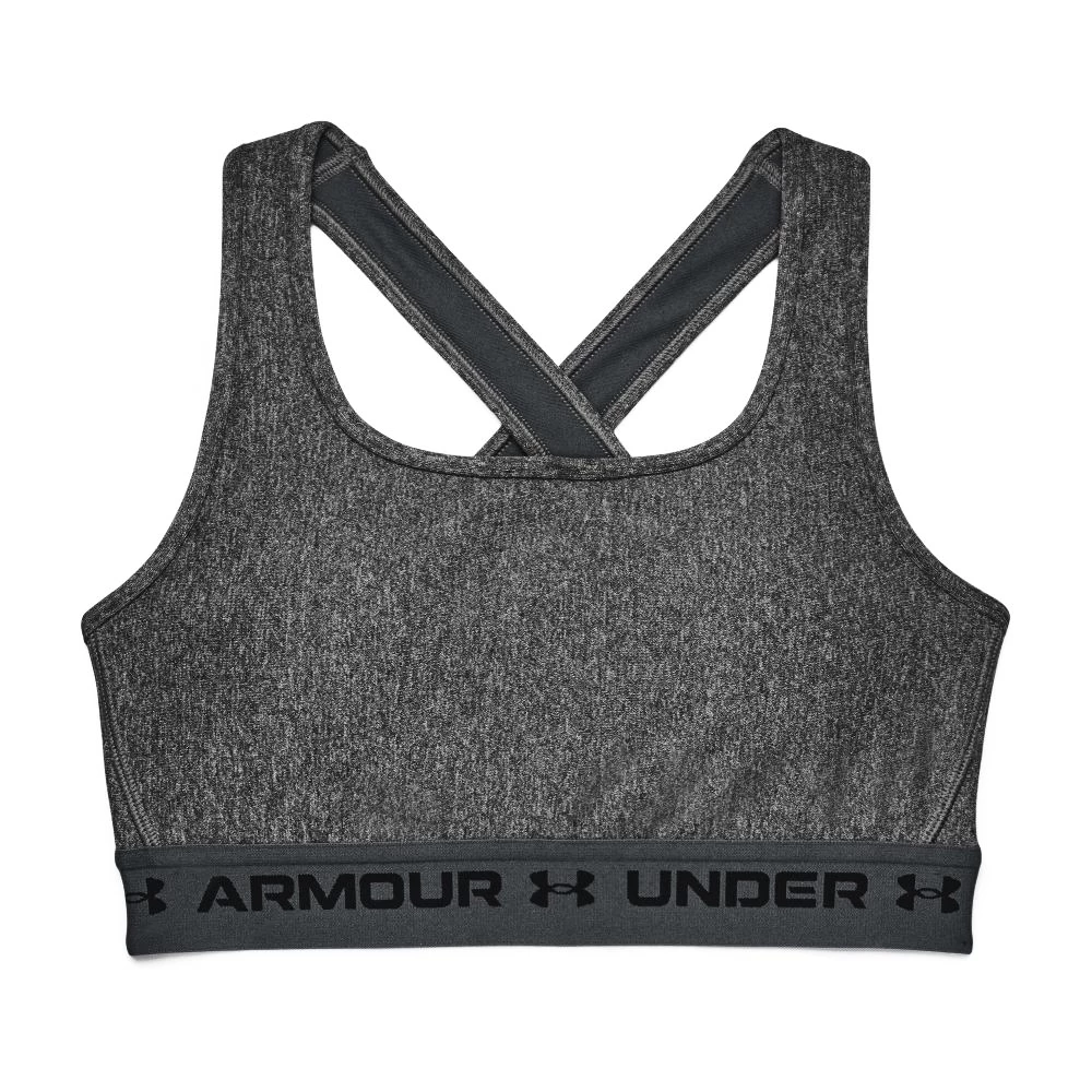 Soutien-gorge pour femme Under Armour  Crossback Mid Heather Bra grey