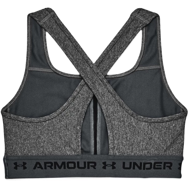 Soutien-gorge pour femme Under Armour  Crossback Mid Heather Bra grey