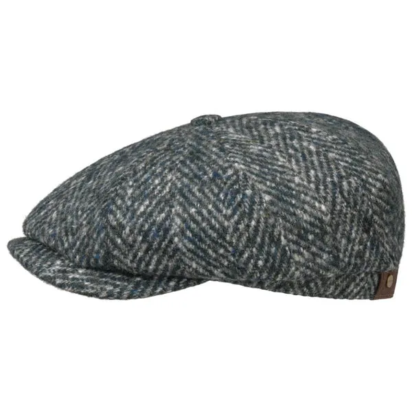 STETSON Cap - Hatteras Herringbone Virgin Wool - Green - Trouva