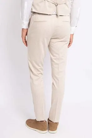 Suitable Dace Jersey Pantalon Beige SPE24104DA36ST-820 comma