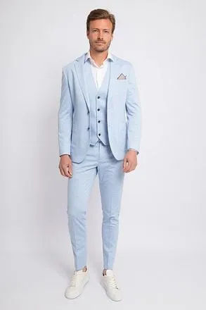 Suitable Dace Jersey Pantalon Bleu Clair SPE24104DA36ST-210 