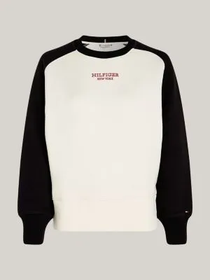 Sweat colour-block Hilfiger Monotype | BEIGE | Tommy Hilfiger