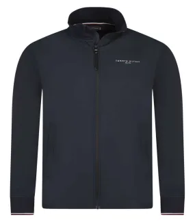 Sweat à col zippé Tommy Hilfiger Big & Tall Grande Taille avec des manches longues bleu marine