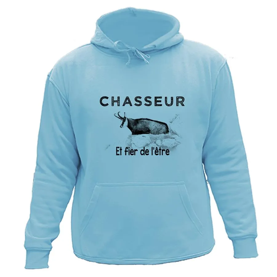 Sweat/pull de chasse Chamois – Chasseur et fier de l’être