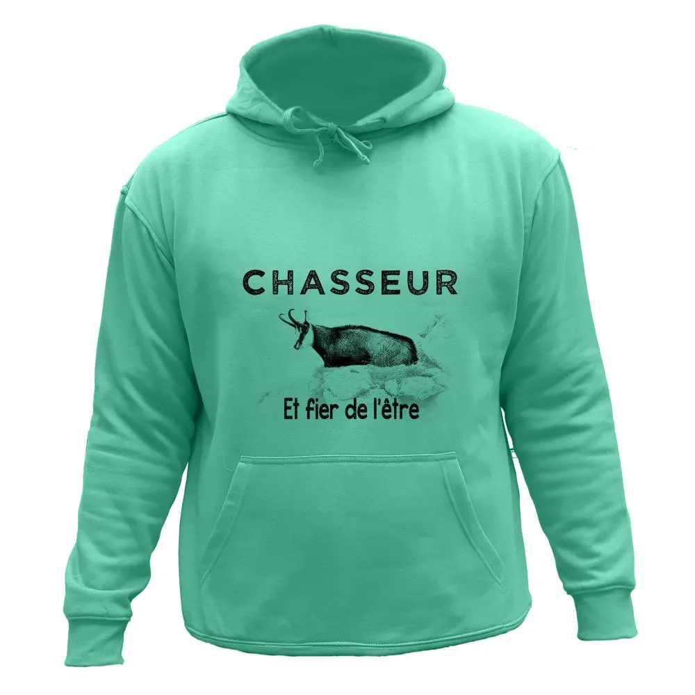 Sweat/pull de chasse Chamois – Chasseur et fier de l’être