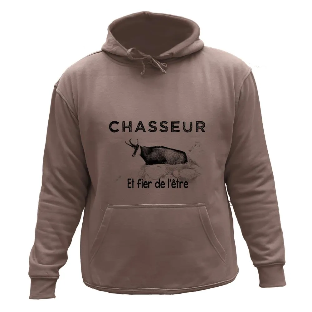 Sweat/pull de chasse Chamois – Chasseur et fier de l’être