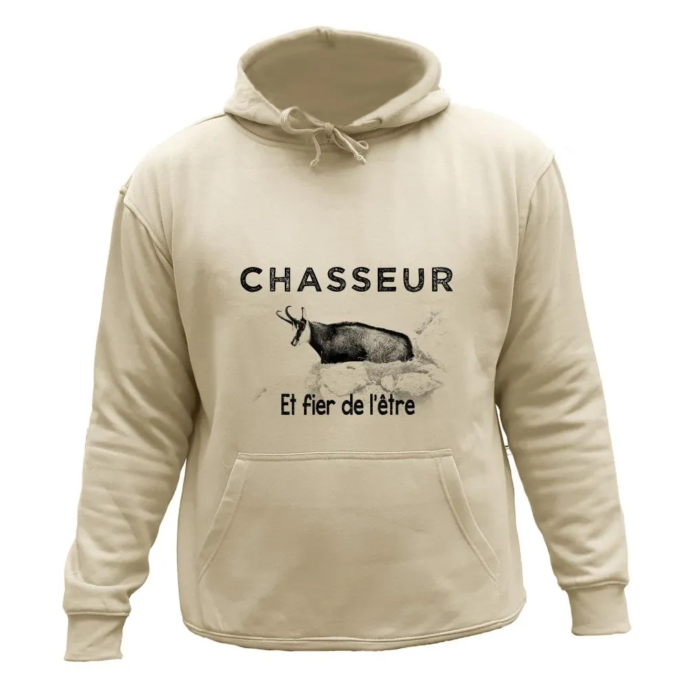 Sweat/pull de chasse Chamois – Chasseur et fier de l’être