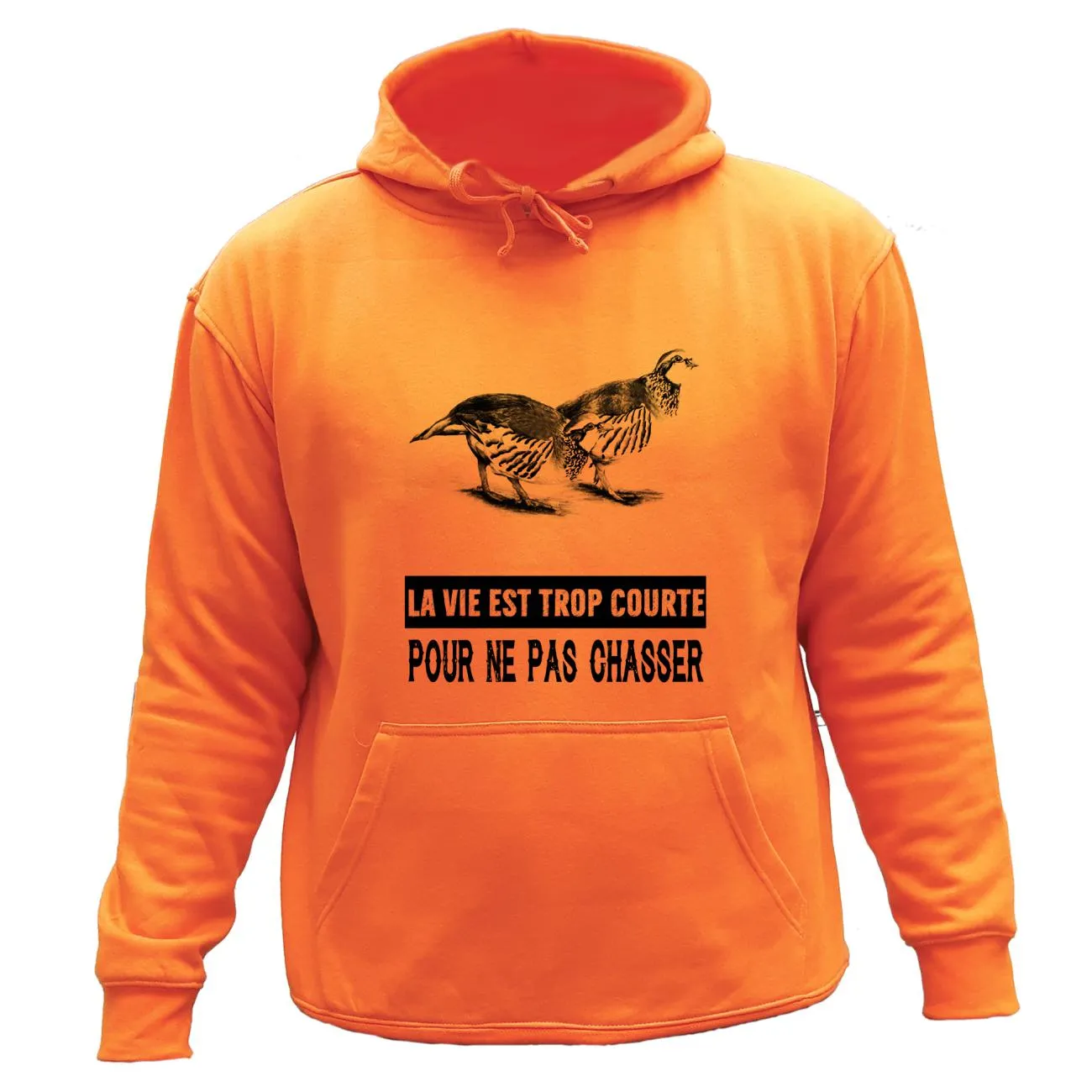 Sweat/pull de chasse perdrix – La vie est trop courte