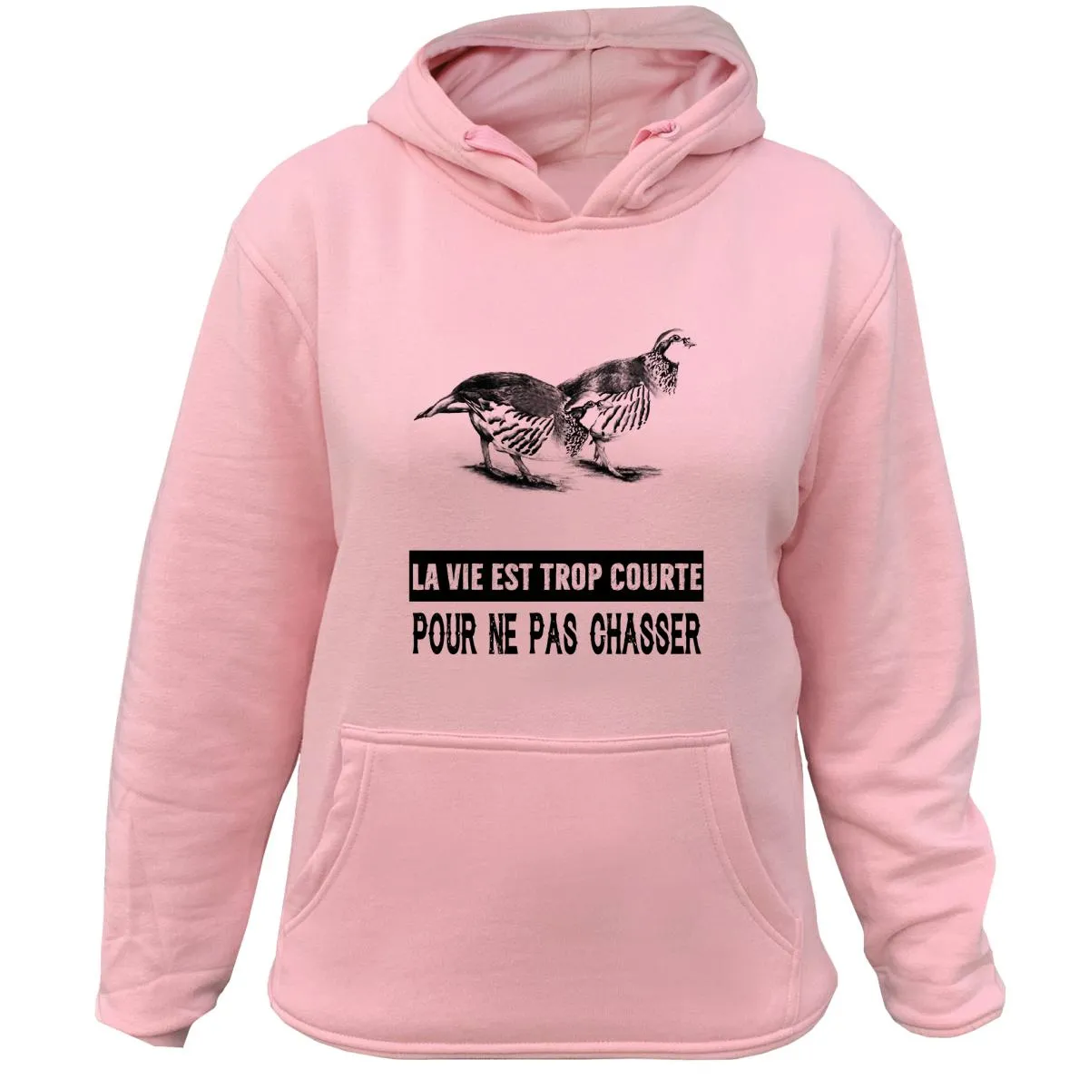 Sweat/pull de chasse perdrix – La vie est trop courte