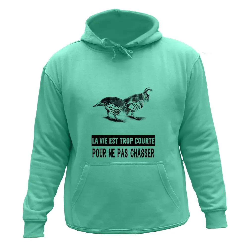 Sweat/pull de chasse perdrix – La vie est trop courte