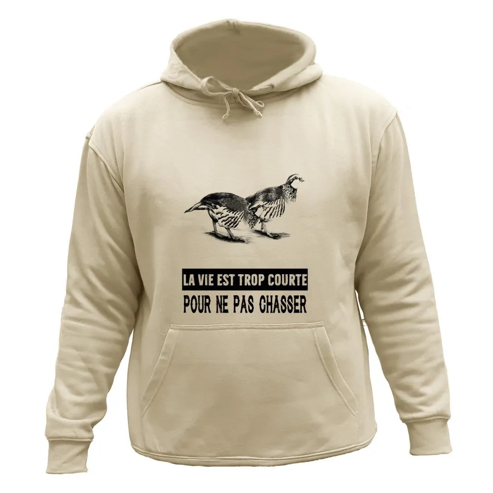 Sweat/pull de chasse perdrix – La vie est trop courte