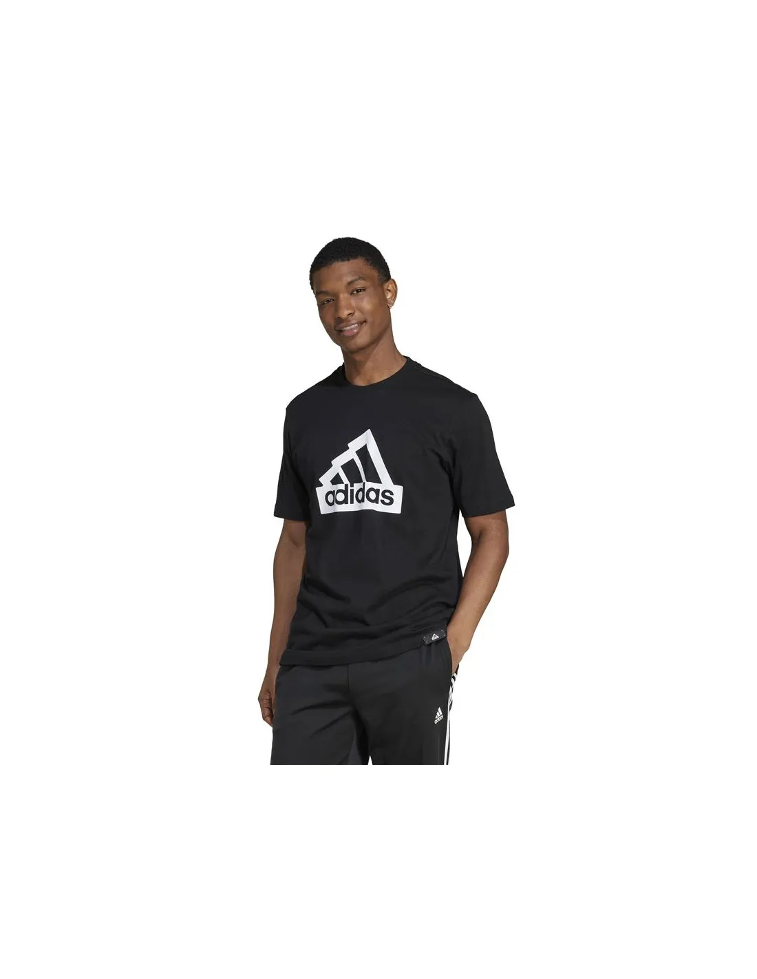 T-shirt adidas Homme Modern Essentials Graphic Noir