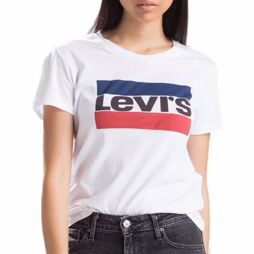 T Shirt femme Levi's ® sportswear tee blanc logo Levi's