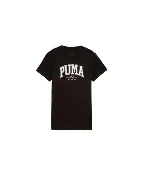 T-shirt Femme Puma Squad Graphic Noir