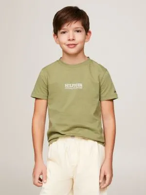 T-shirt Hilfiger Monotype | Vert | Tommy Hilfiger