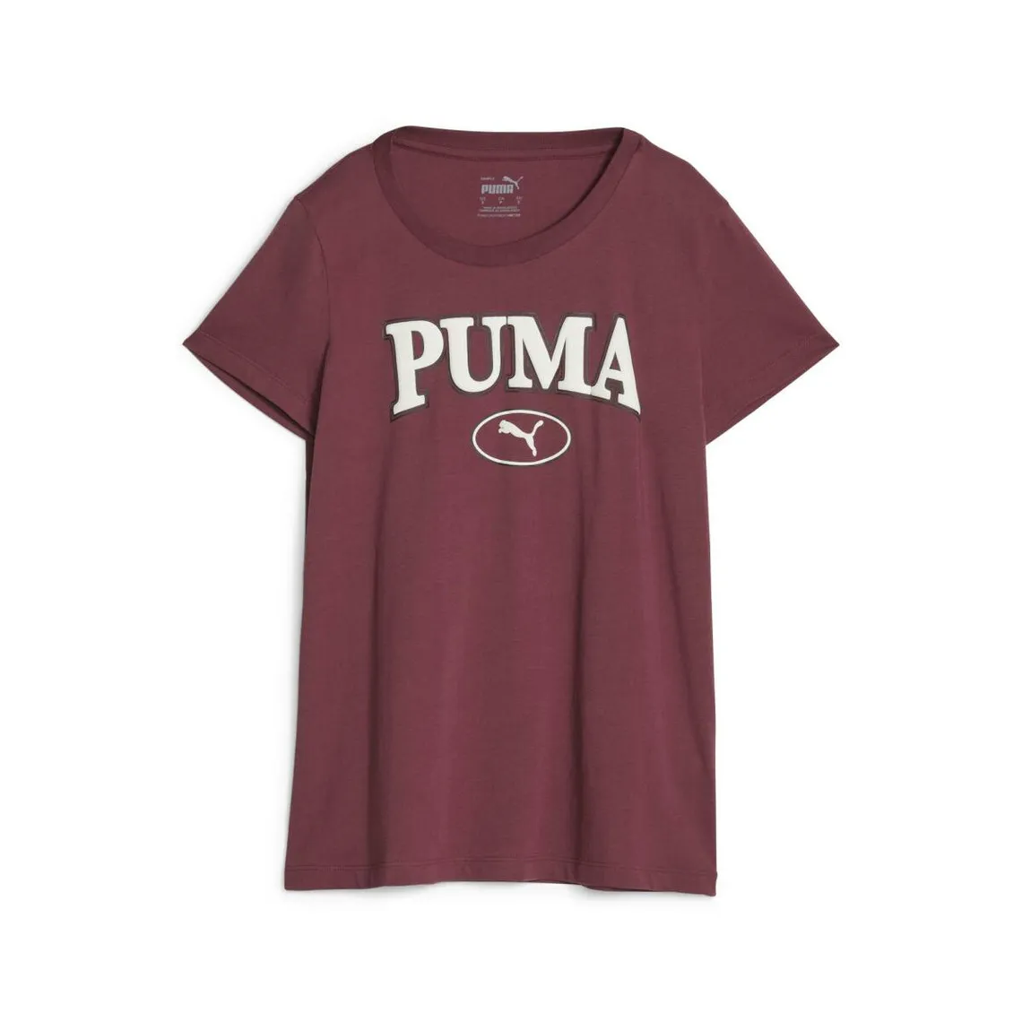 T-Shirt homme W SQUAD GRAF bordeaux en coton Puma - Maillot de corps Homme sur MenCorner