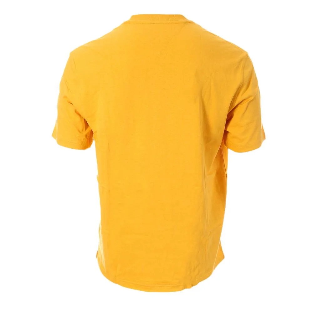 T-shirt Jaune Homme Tommy Hilfiger DM0DM12155