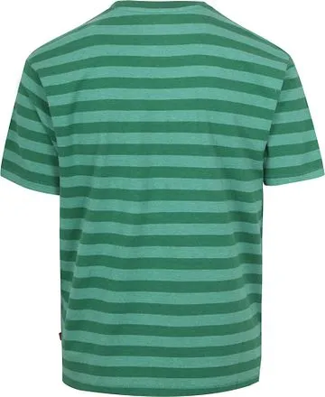 T-shirt Levi's à rayures Vert A0637-0106 commander en ligne