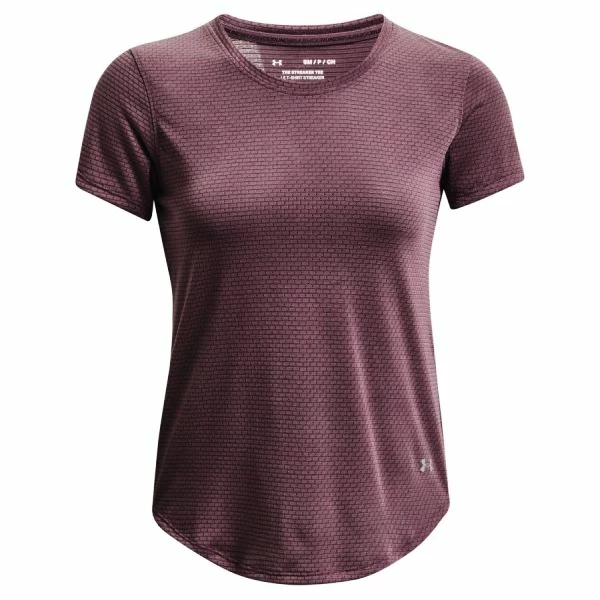 T-shirt pour femme Under Armour  Streaker SS Ash Plum