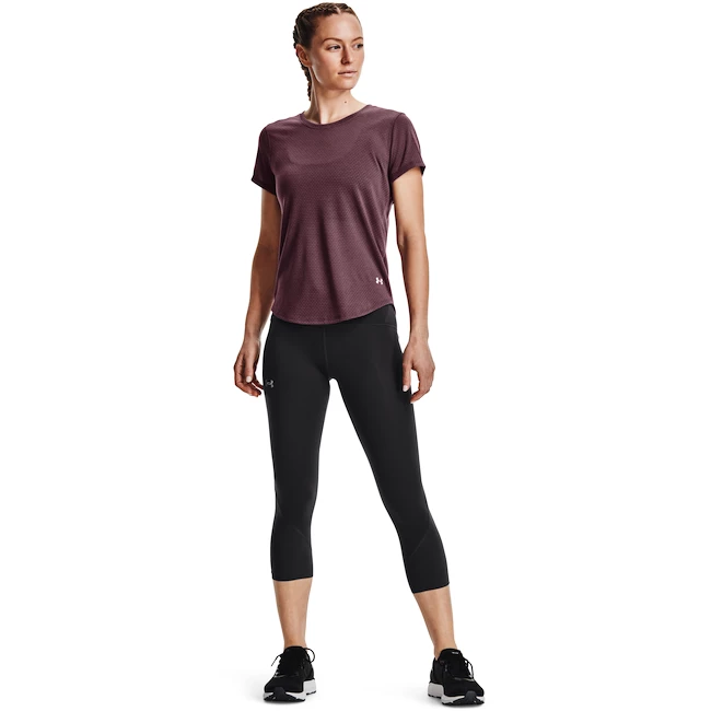 T-shirt pour femme Under Armour  Streaker SS Ash Plum