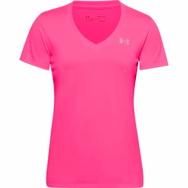 T-shirt pour femme Under Armour  Tech SSV Solid Pink XS