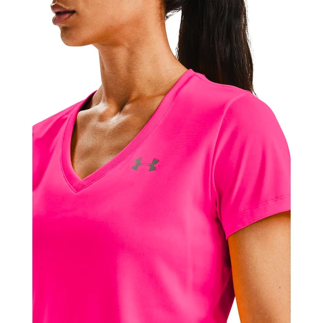 T-shirt pour femme Under Armour  Tech SSV Solid Pink XS