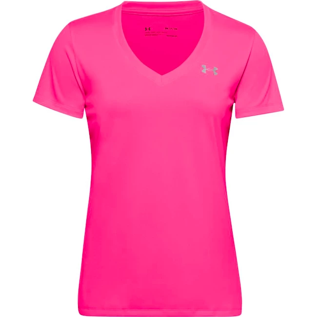 T-shirt pour femme Under Armour  Tech SSV Solid Pink XS