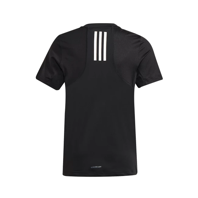 T-shirt pour garçon adidas Aeroready Graphic Tee Black 140 cm