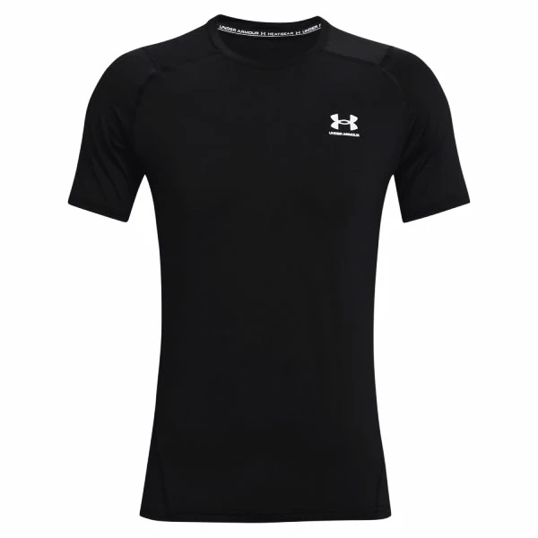 T-shirt pour homme Under Armour  HG Armour Fitted SS-BLK