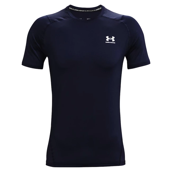 T-shirt pour homme Under Armour  HG Armour Fitted SS-NVY