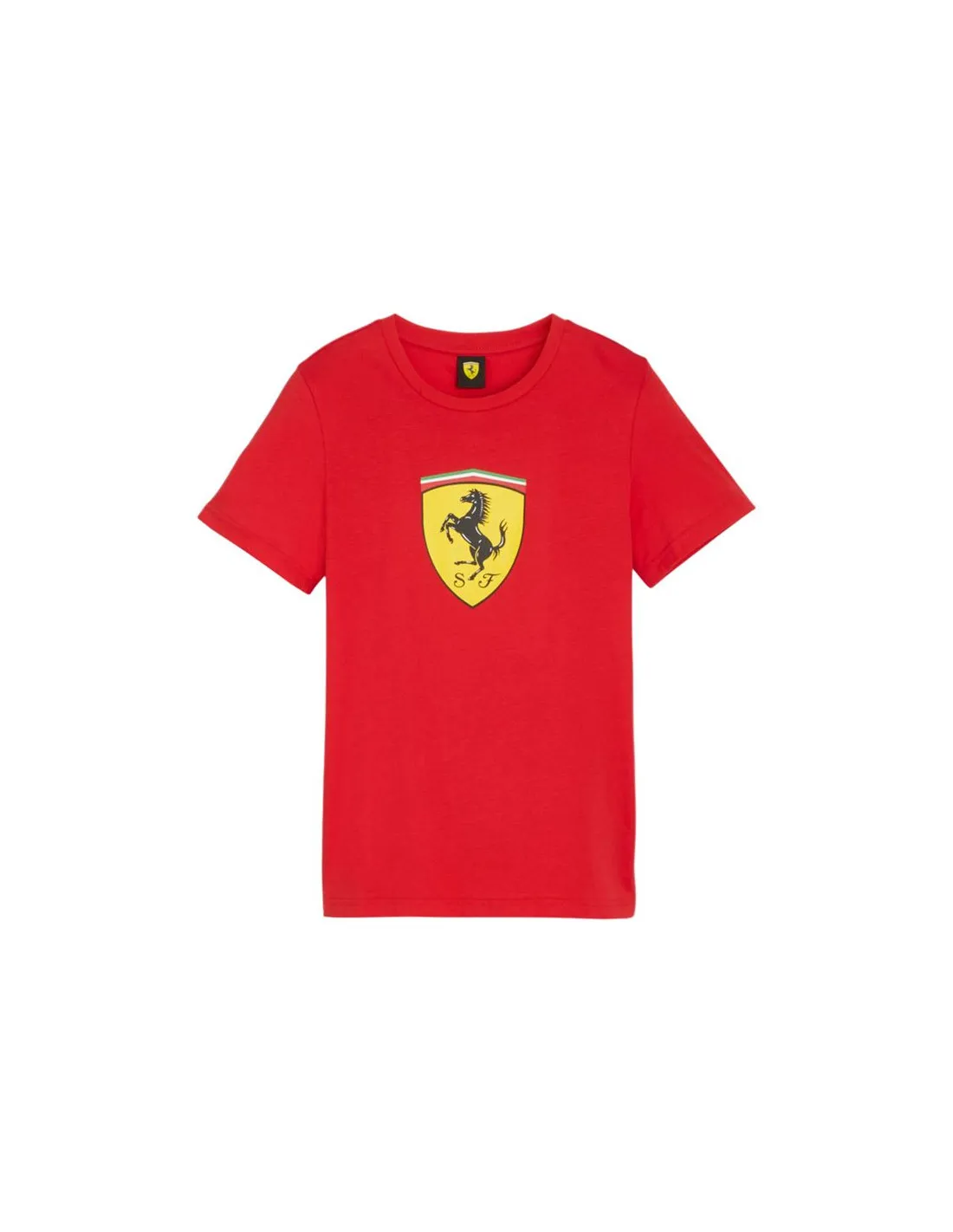 T-shirt Puma Ferrari e Big hi Rosso Corsa Enfant