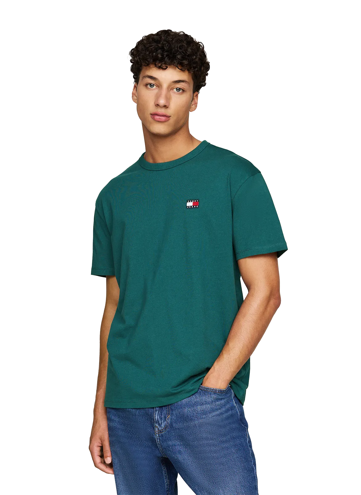 T-SHIRT UNI - TOMMY HILFIGER pour HOMME | Printemps