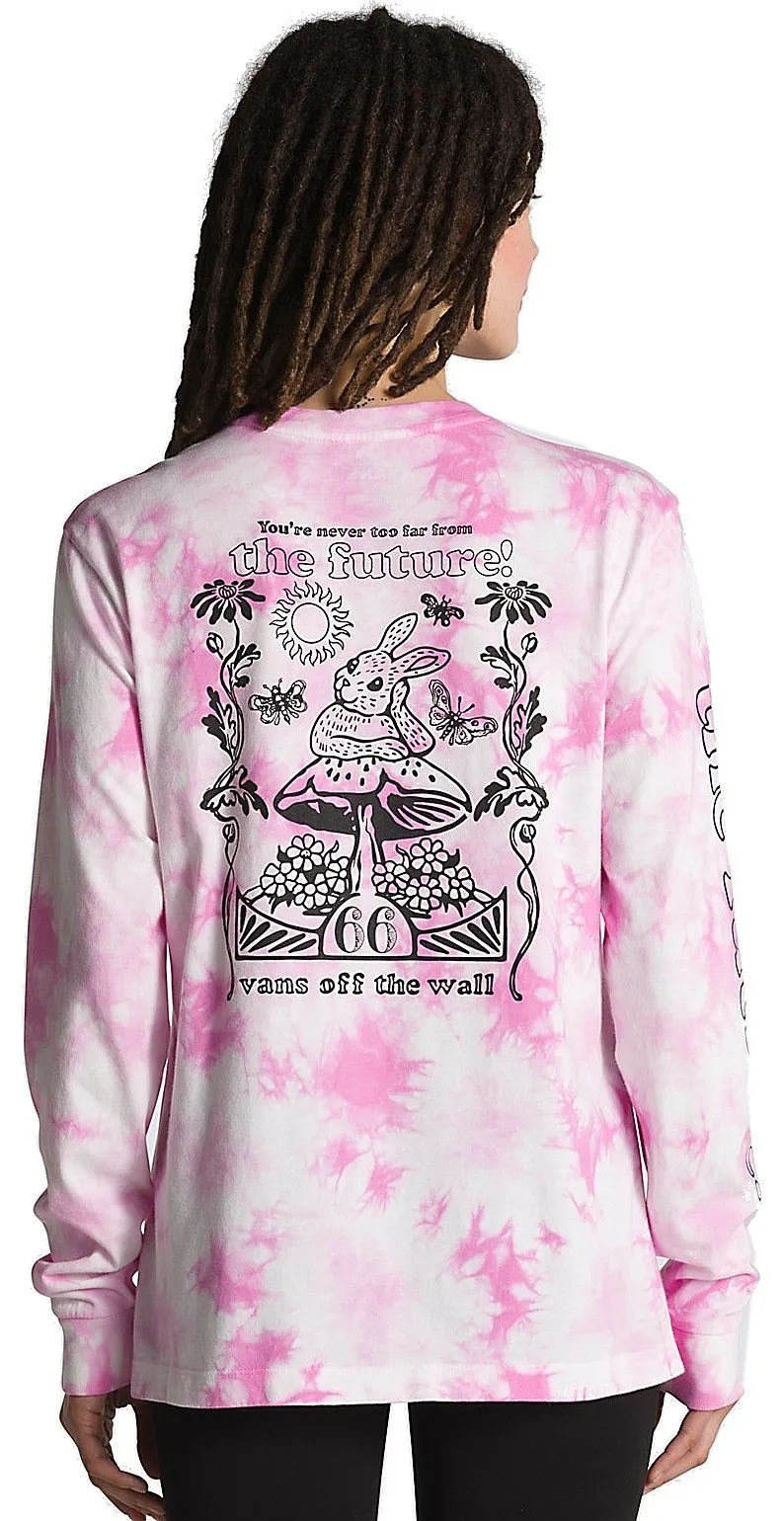 T-shirt Vans Far Future Wash BFF LS - Cyclamen - women´s