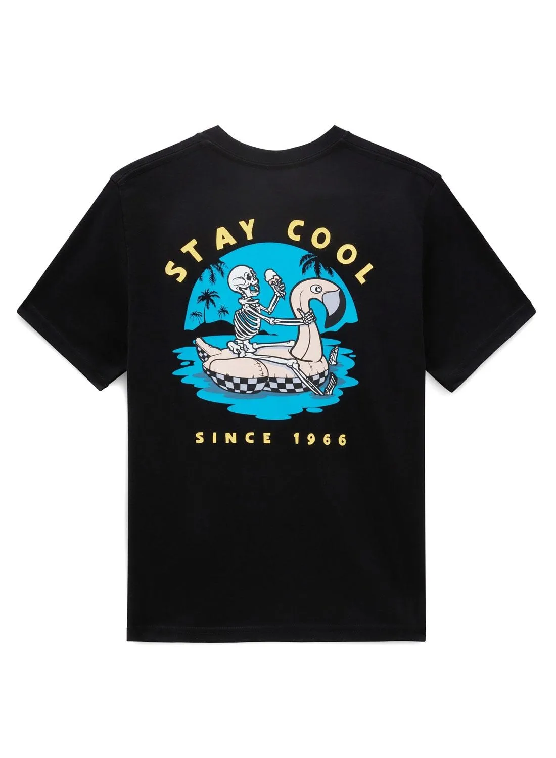 T-shirt Vans Stay Cool Noir Pour Enfant.