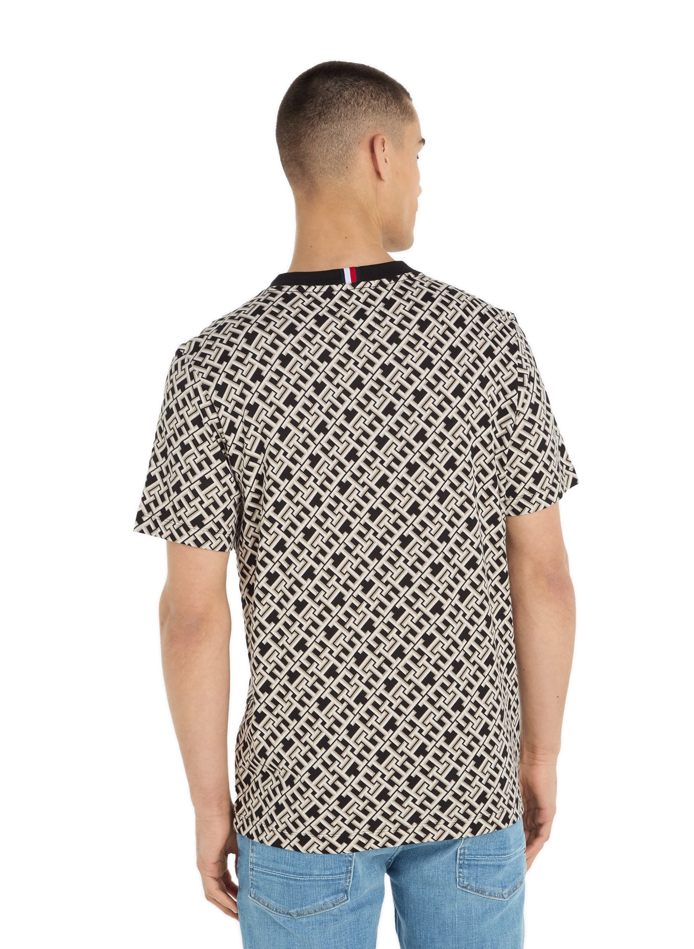 T-SHIRT à MOTIF EN COTON - TOMMY HILFIGER pour HOMME | Printemps