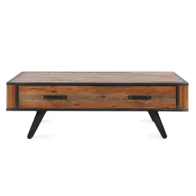 Table basse 1 tiroir en bois  | 3 Suisses