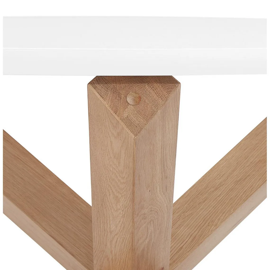 Table basse Blanche design LIV 80 COFFEE TABLE Style scandinave | 3 Suisses